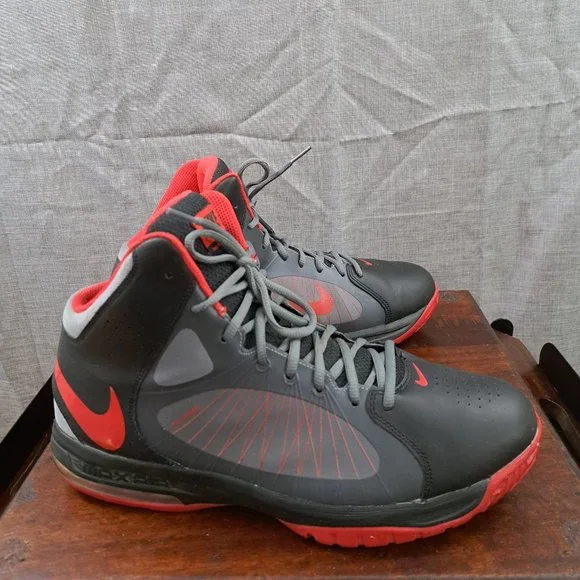 %Nike Air Max Actualizer 2 Gray Red Men's basketball shoes size 12 / A 34 - Picture 3 of 12